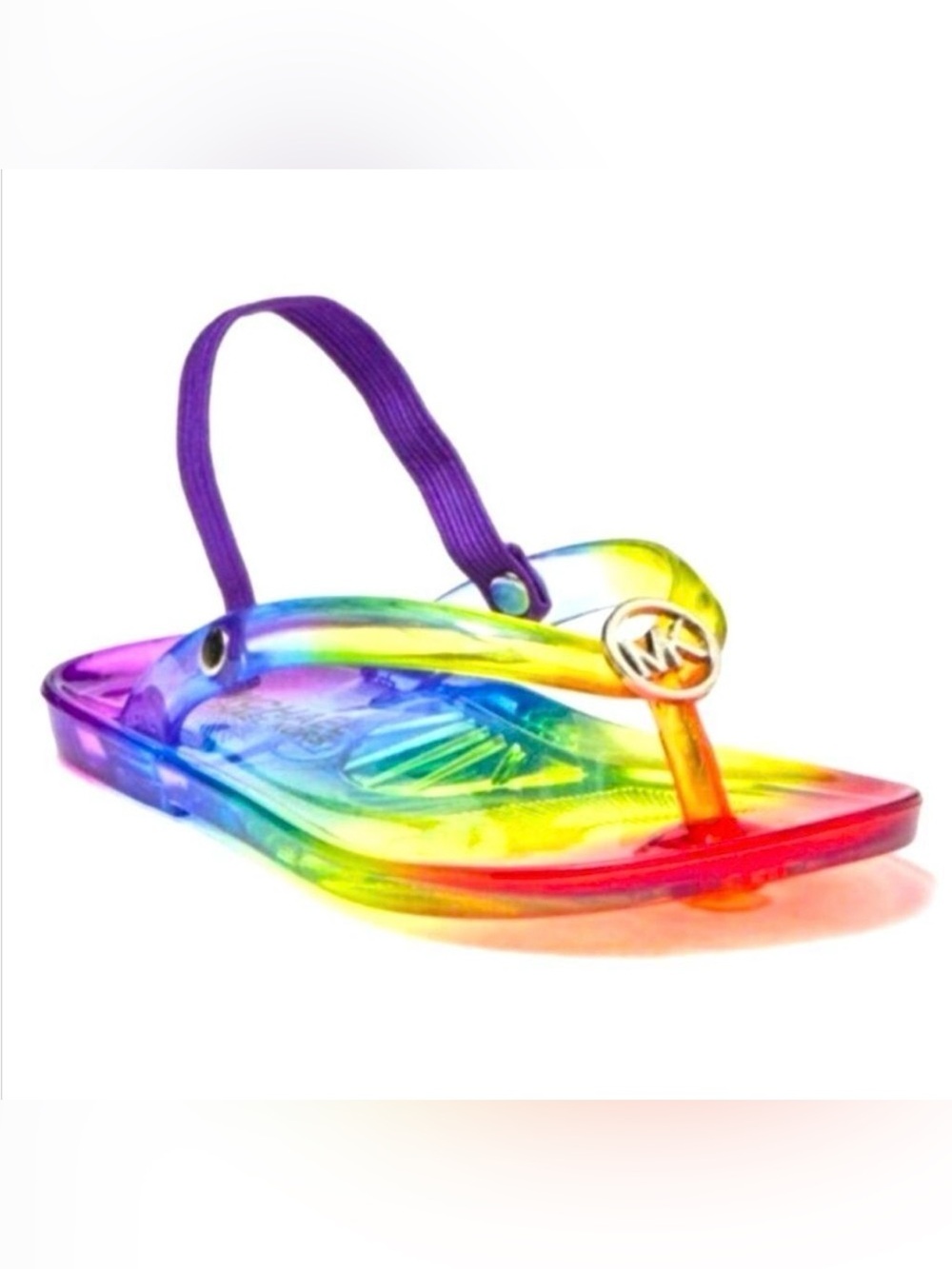 Michael Kors Girls Rainbow Jelly Sandals